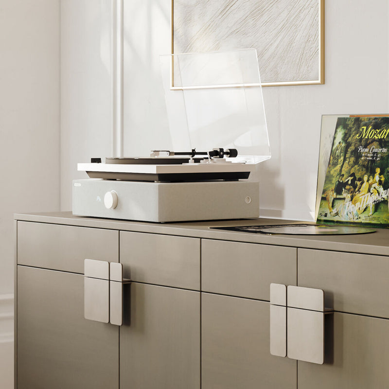 Andover Audio SpinBase MAX 2 Powered Turntable Speaker (White)