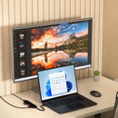 Satechi Slim USB-C 7-in-1 Multi-Port Adapter with Ethernet (Black)