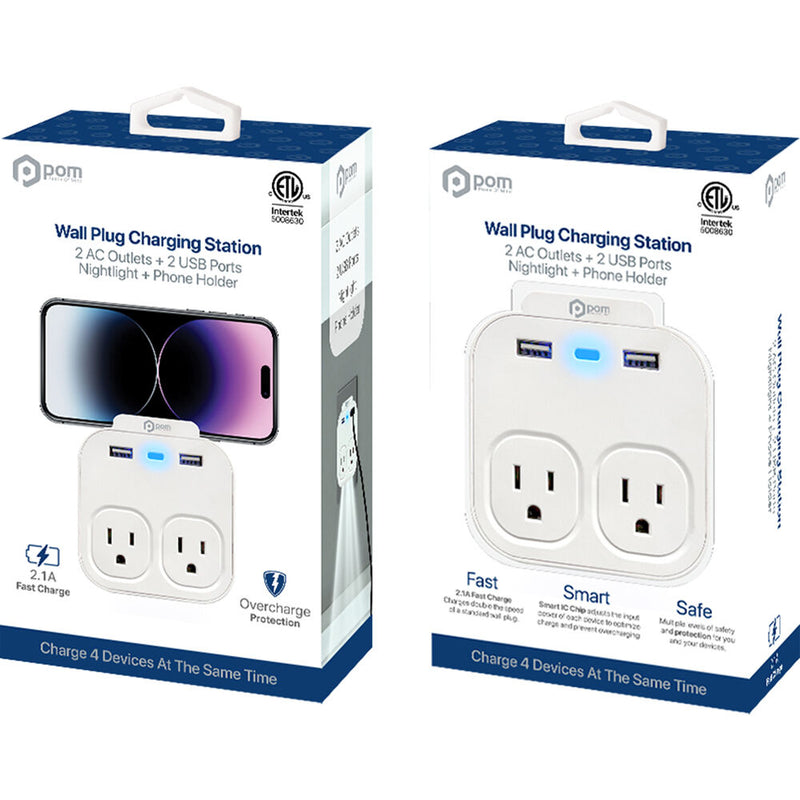 POM GEAR Dual AC / Dual USB-A Power Station