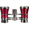 LaScala Optics 3x25 Aida Opera Glasses (Burgundy & Silver)