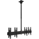 Kanto Living Back-To-Back Quad-Screen Ceiling Mount for Four 40-45" TVs