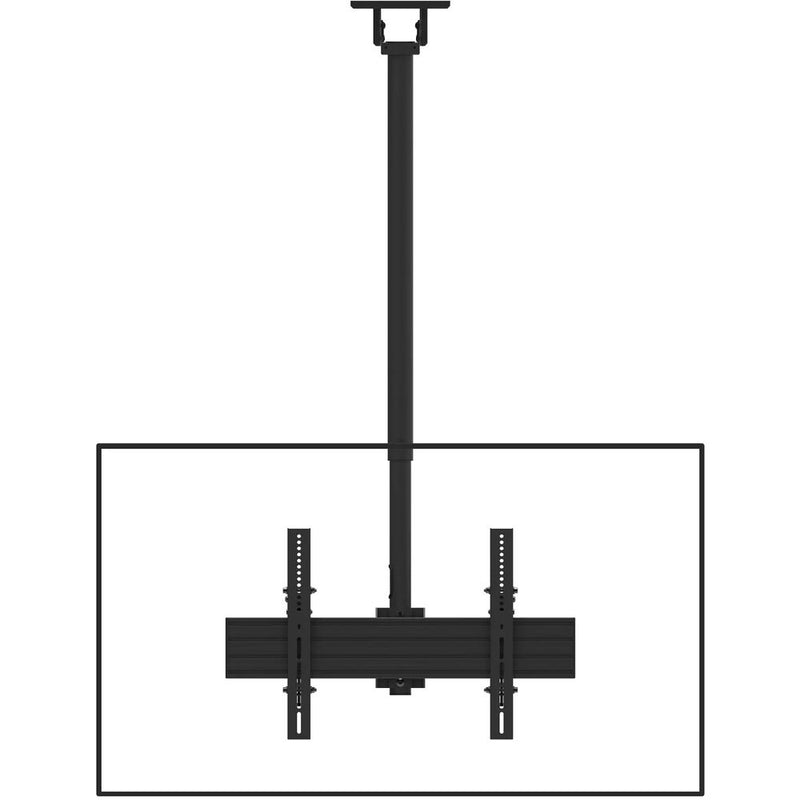 Kanto Living Back-To-Back Dual-Screen Ceiling Mount for Two 40-80" Monitors