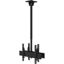 Kanto Living Back-To-Back Dual-Screen Ceiling Mount for Two 40-80" Monitors