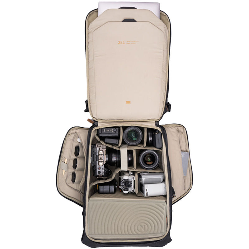 PGYTECH OneGo 2 Backpack (Matte Black, 25L)