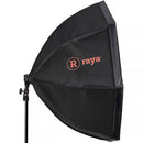 Raya LED-OX-RGB Dual RGB and Bi-Color LED Lamp with Octabox
