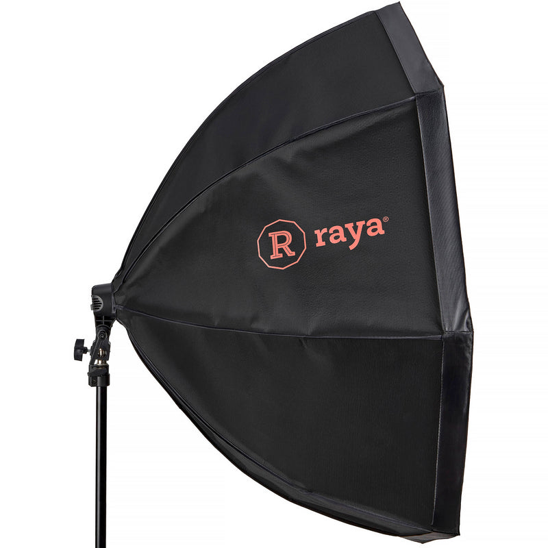Raya LED-OX-RGB Dual RGB and Bi-Color LED Lamp with Octabox