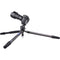 ARTCISE AS80C+MA Carbon Fiber Tripod with 65mm Bowl, Magic Arm & Smartphone Holder (Black)