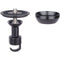 ARTCISE AS80C+MA Carbon Fiber Tripod with 65mm Bowl, Magic Arm & Smartphone Holder (Black)