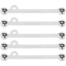 Wooden Camera Cine Mag Ties (5-Pack, White, 4.1")