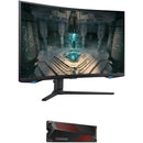 Samsung LS32BG652ENXGO 32" 1440p Curved Monitor & 2TB 990 PRO M.2 SSD with Heatsink Kit