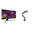 MSI MAG 341CQP 34" 1440p 175 Hz Curved Ultrawide Gaming Monitor and Desk Mount Kit