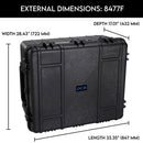 DCB Cases Element 8477F Wheeled Utility Case&nbsp;with Foam