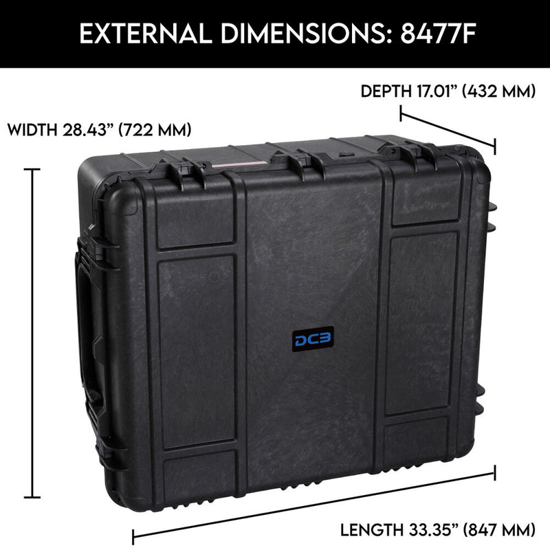 DCB Cases Element 8477F Wheeled Utility Case&nbsp;with Foam