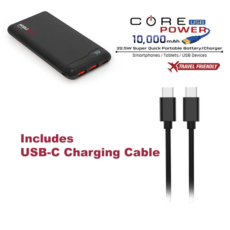 Mobile Edge CORE Power USB Power Charger (10,000mAh)