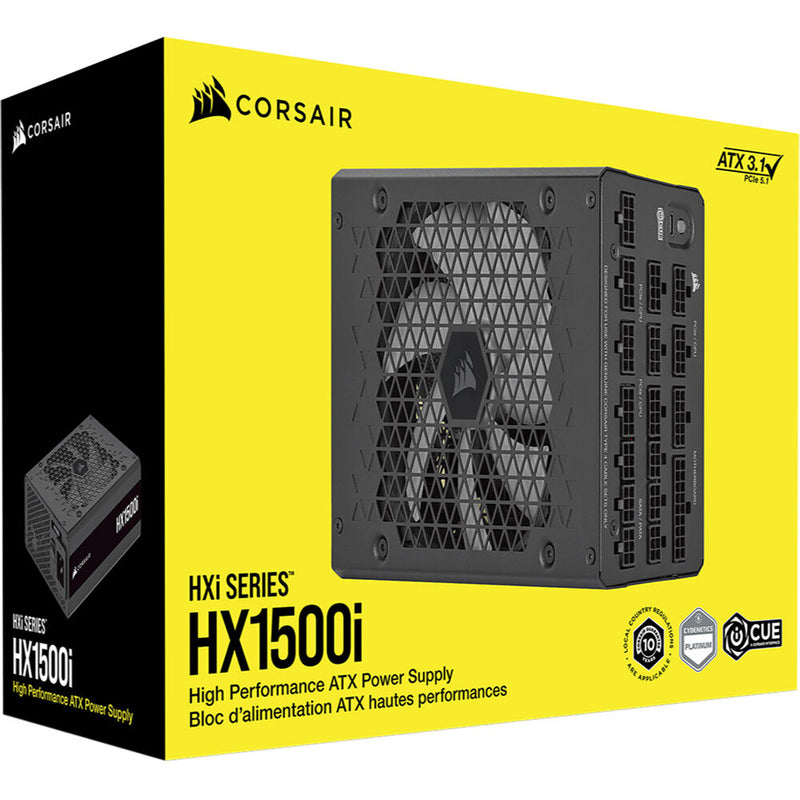 CORSAIR HX1500i 1500W 80 PLUS Platinum Modular Power Supply
