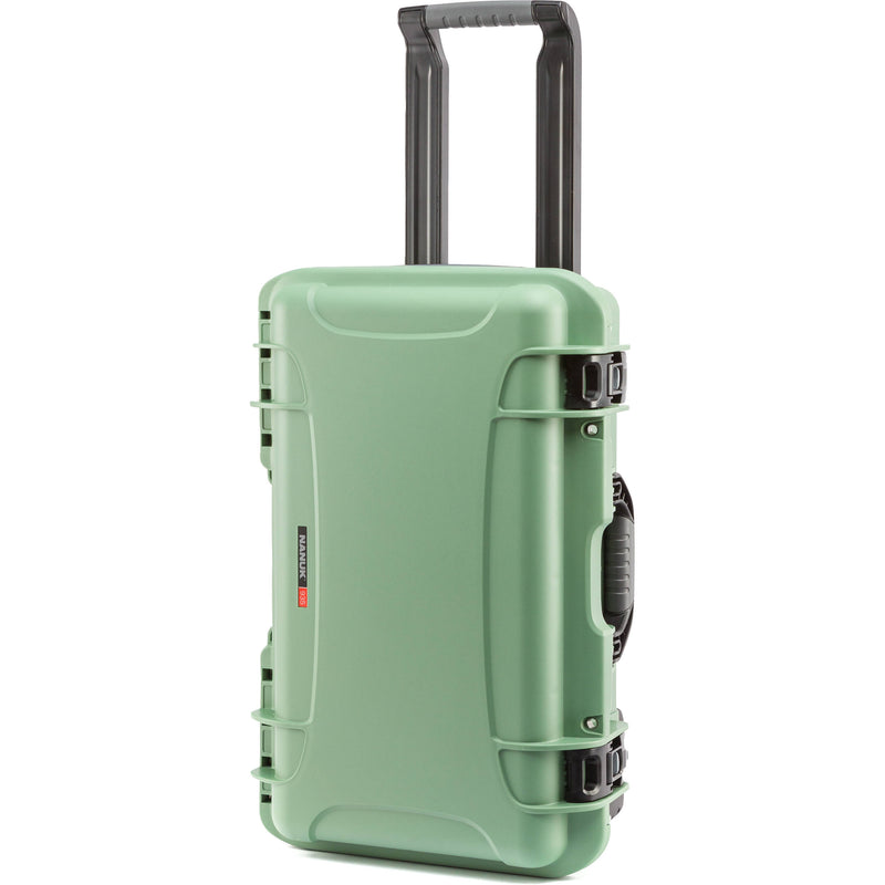 Nanuk 935 Wheeled Waterproof Hard Case Pro Photo/Video Kit with Padded Dividers & Lid Organizer (Sage, 28.5L)