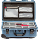 Nanuk 935 Wheeled Waterproof Hard Case Pro Photo/Video Kit with Padded Dividers & Lid Organizer (Blue, 28.5L)