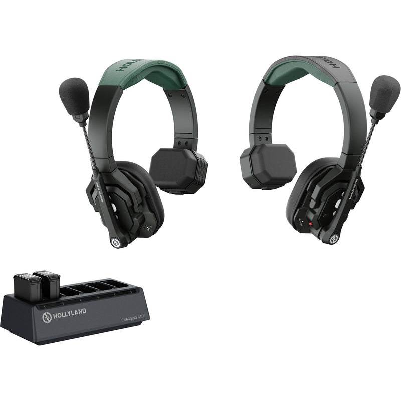 Hollyland Solidcom SE Pro 2S 2-Person Full-Duplex Single-Ear Headset Intercom System (1.9 GHz)