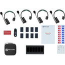Hollyland Solidcom SE Pro 4S 4-Person Full-Duplex Single-Ear Headset Intercom System (1.9 GHz)