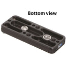 Kirk Universal Multiuse Lens Plate with 2 Screws and QRB-1S (4.5")