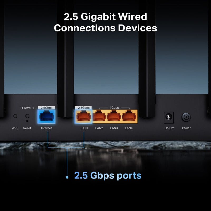 TP-Link Archer BE400 BE6500 Wireless Dual-Band 2.5G Router