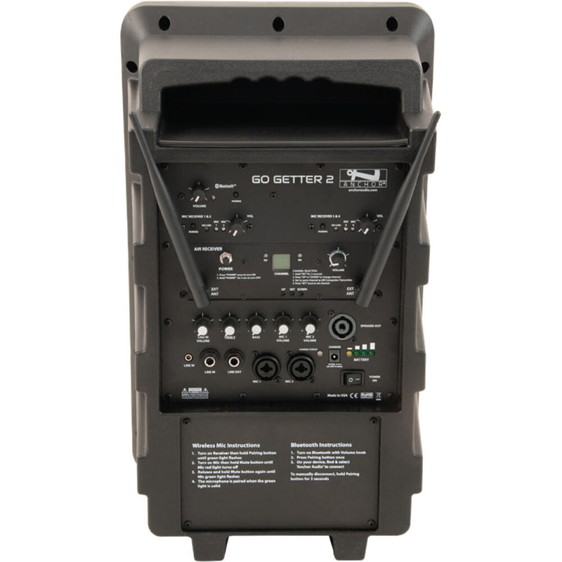 Anchor Audio Go Getter 2 System ECO 1 with Wired Handheld Mic and Speaker Stand