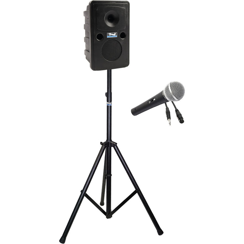Anchor Audio Go Getter 2 System ECO 1 with Wired Handheld Mic and Speaker Stand