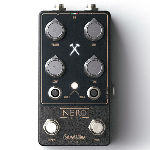 Cornerstone Music Nero Stacked Fuzz and Overdrive Pedal