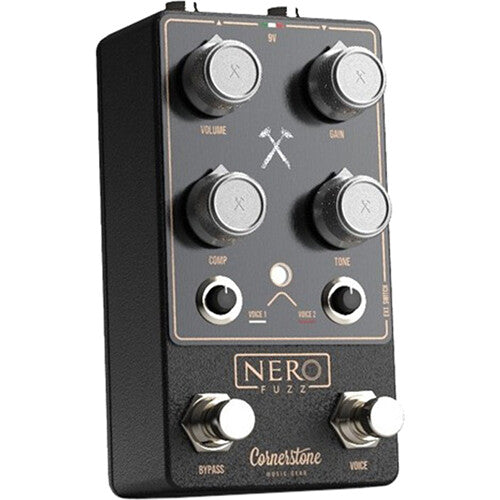 Cornerstone Music Nero Stacked Fuzz and Overdrive Pedal
