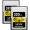 Lexar 320GB Professional CFexpress Type A Card GOLD Series (2-Pack)