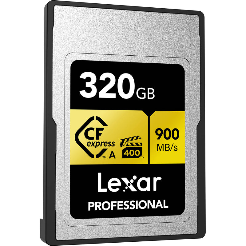Lexar 320GB Professional CFexpress Type A Card GOLD Series (2-Pack)