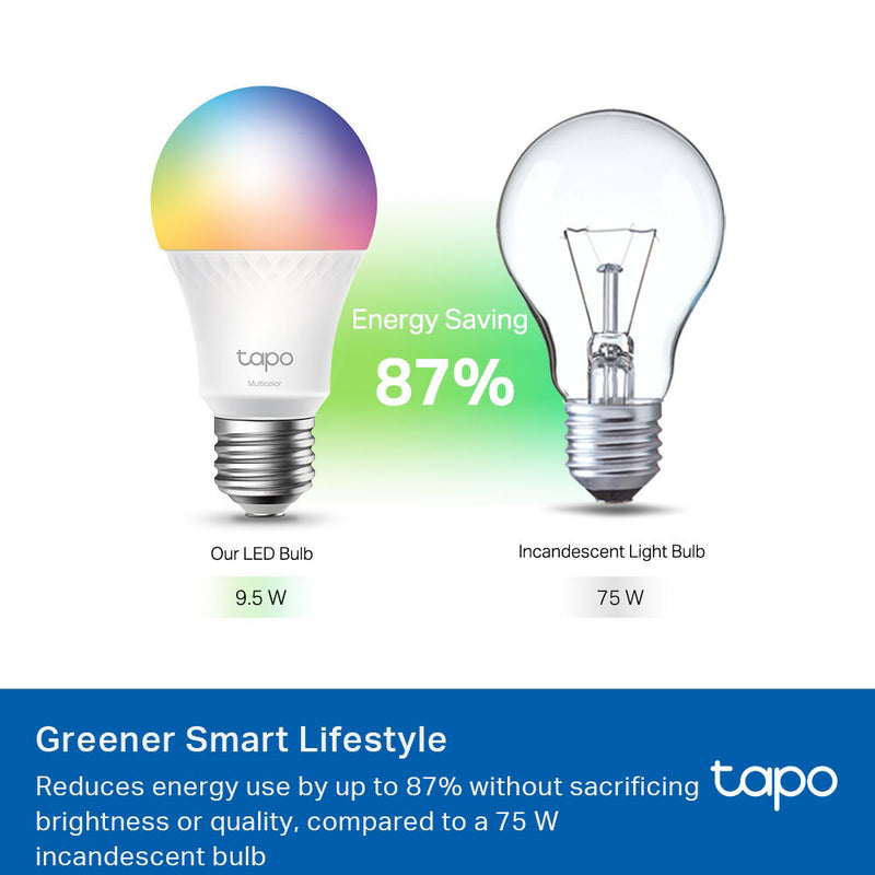 TP-Link Tapo L535E Smart Wi-Fi Light Bulb (Matter, 4-Pack)