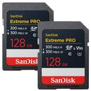 SanDisk 128GB Extreme PRO UHS-II SDXC Memory Card (2-Pack)