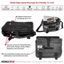 Mobile Edge ECO Laptop Messenger Bag (Charcoal)