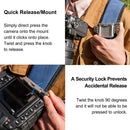 Heipi K10 Backpack Camera Clip (Stellar Silver)