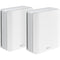 ASUS ZenWiFi BT8 BE14000 Wireless Tri-Band Multi-Gig 2-Piece Mesh Wi-Fi System (White)