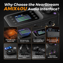 NearStream AMIX40U USB-C Audio Interface with Bluetooth