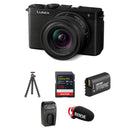 Panasonic Lumix S9 Mirrorless Camera with 18-40mm f/4.5-6.3 Lens and Content Creation Kit (Jet Black)