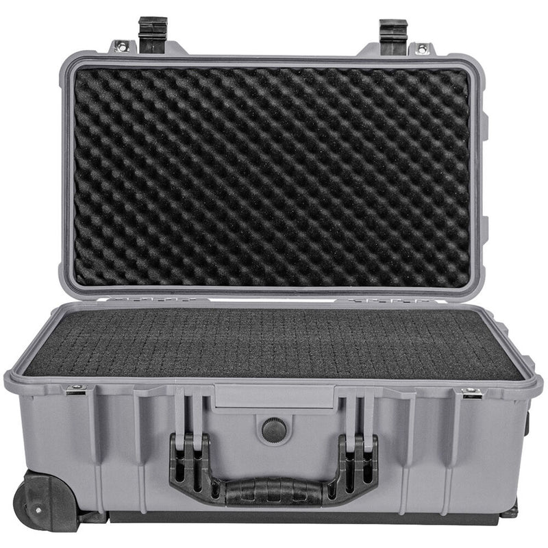 Eylar Carry-On Roller Hard Case with Foam (Gray, 22")