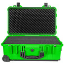 Eylar Carry-On Roller Hard Case with Foam (Neon Green, 22")