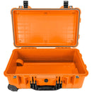 Eylar Carry-On Roller Hard Case with Foam (Orange, 22")