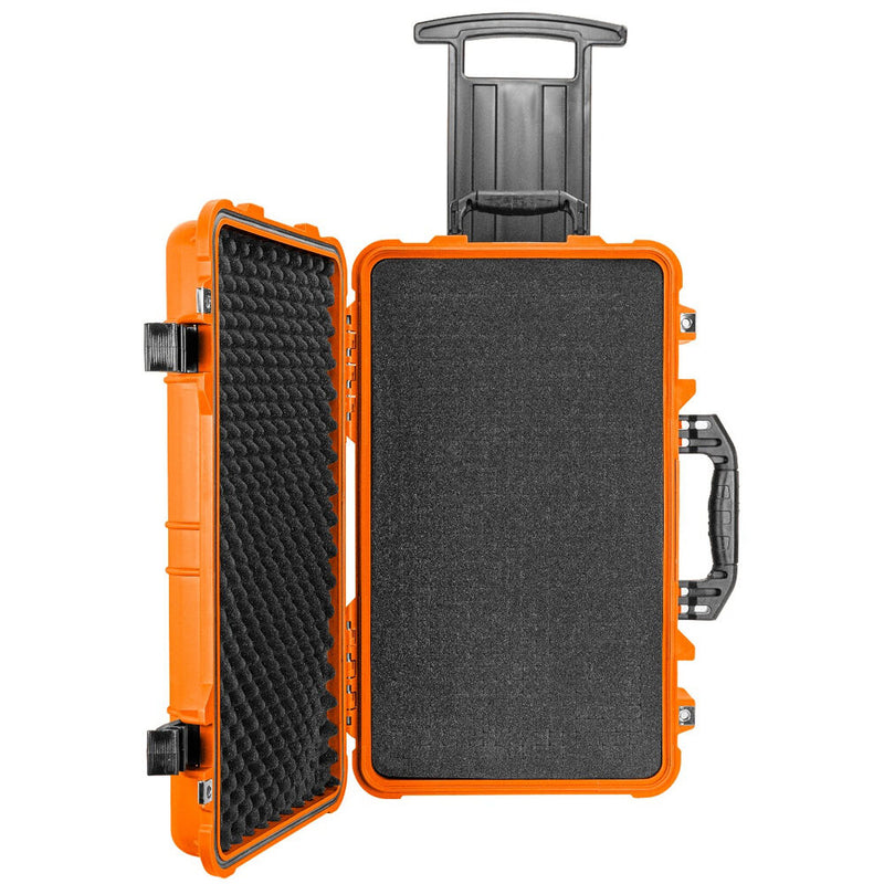Eylar Carry-On Roller Hard Case with Foam (Orange, 22")