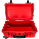 Eylar Carry-On Roller Hard Case with Foam (Red, 22")