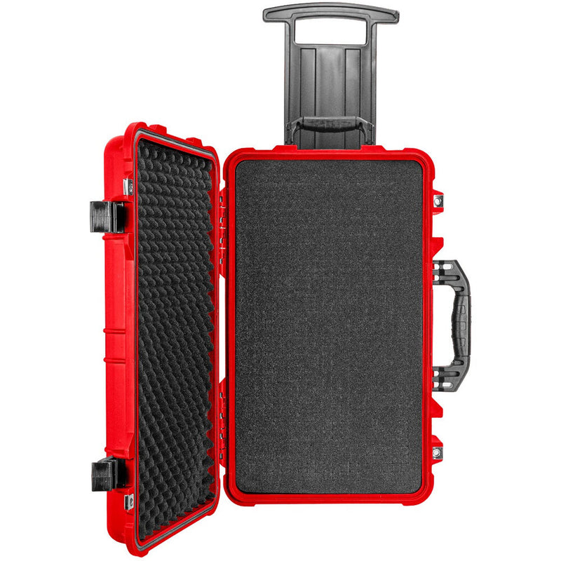 Eylar Carry-On Roller Hard Case with Foam (Red, 22")