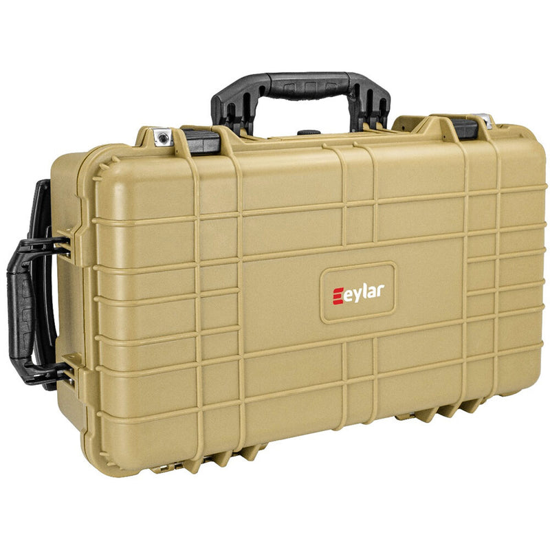 Eylar Carry-On Roller Hard Case with Foam (Tan, 22")
