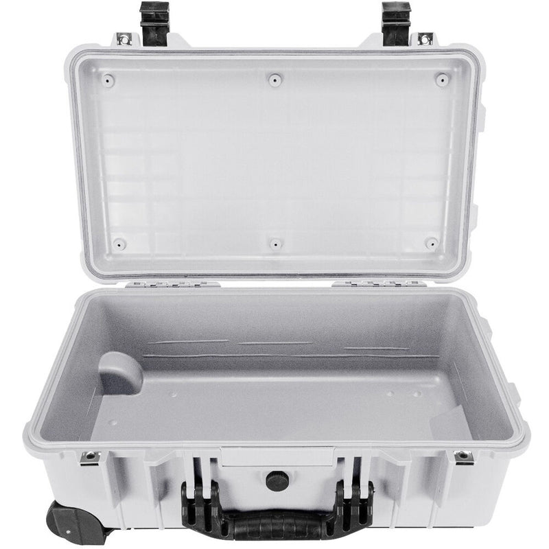 Eylar Carry-On Roller Hard Case with Foam (White, 22")