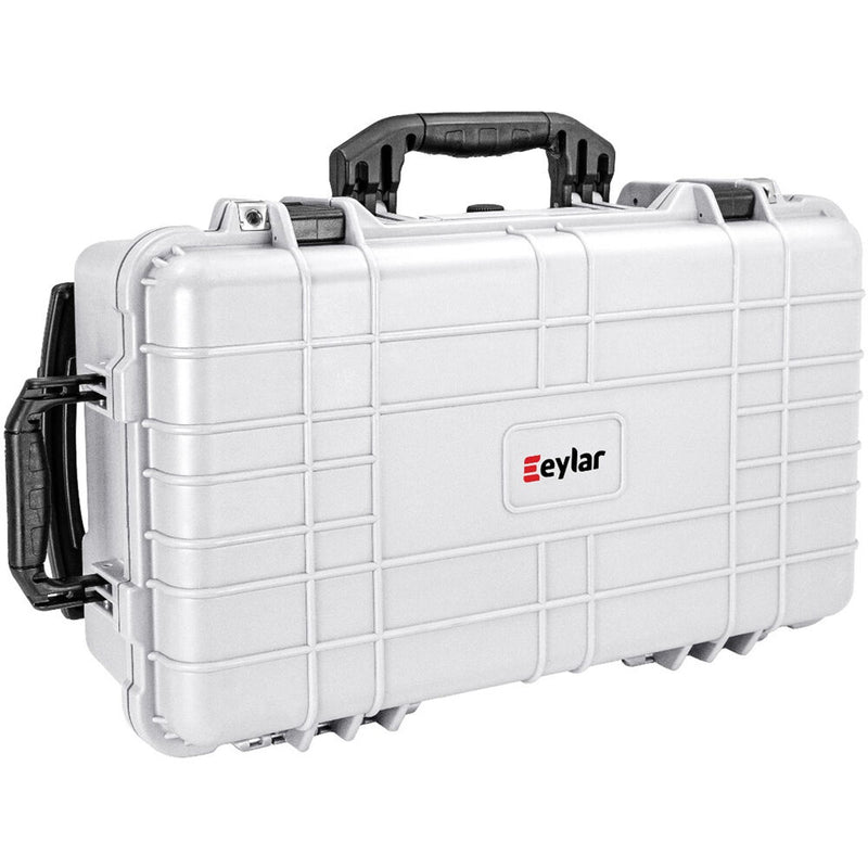 Eylar Carry-On Roller Hard Case with Foam (White, 22")