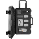 Eylar Intact Premium Series Waterproof Hard Roller Carry-On Case with Foam (22", Black)