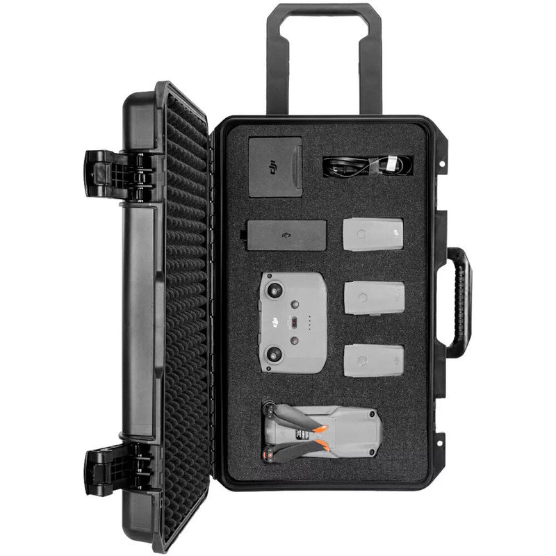Eylar Intact Premium Series Waterproof Hard Roller Carry-On Case with Foam (22", Black)