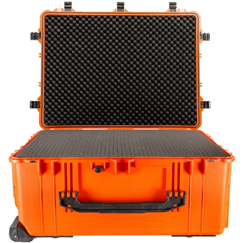 Eylar XXL Protective Gear Roller Case with Foam (Orange)